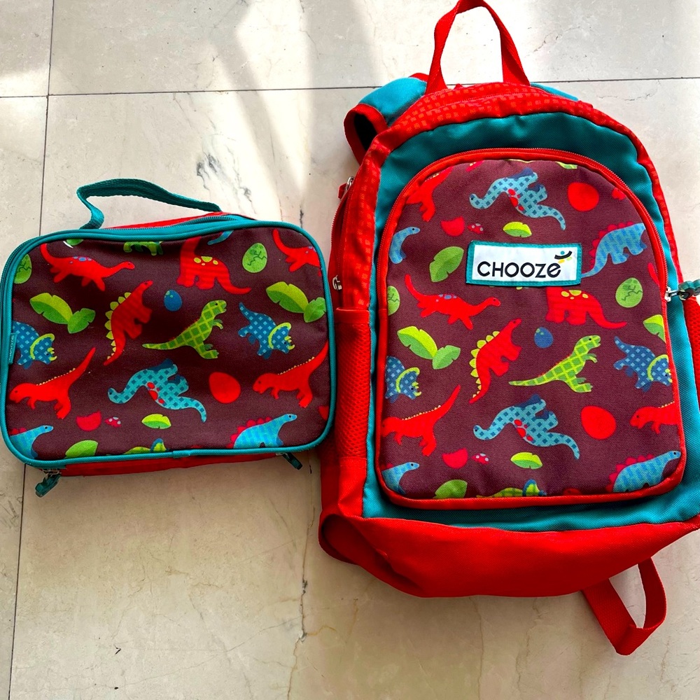 Backpack and lunch box from Chooze